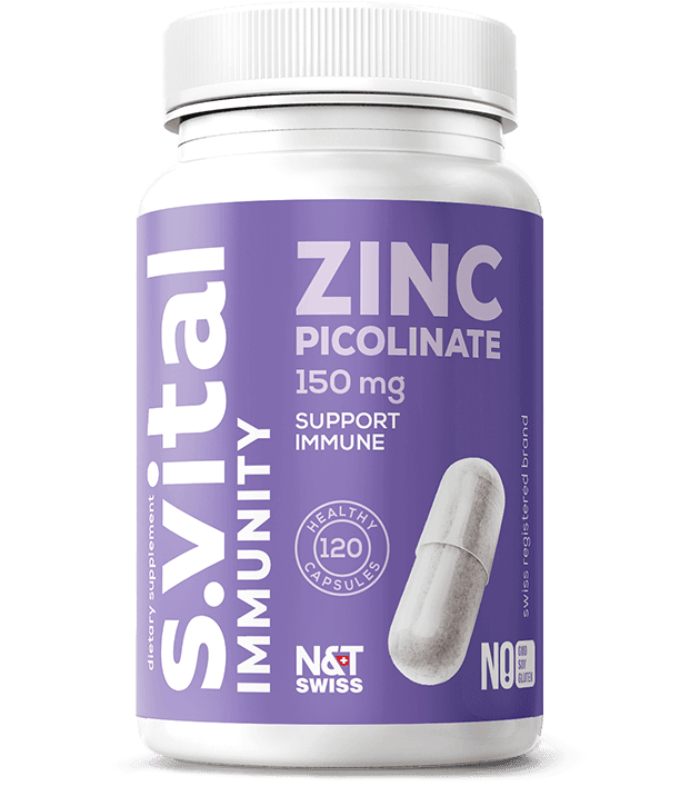 Zinc Picolinate 150 mg (30 mg Zinc) HVC — N&T Swiss product photo