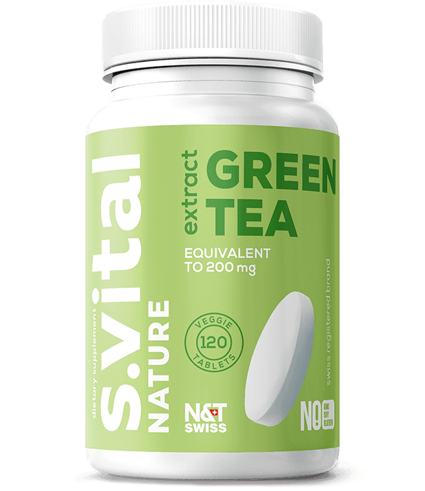 Green tea Extract (equivalent to 200 mg Green tea) — N&T Swiss product photo