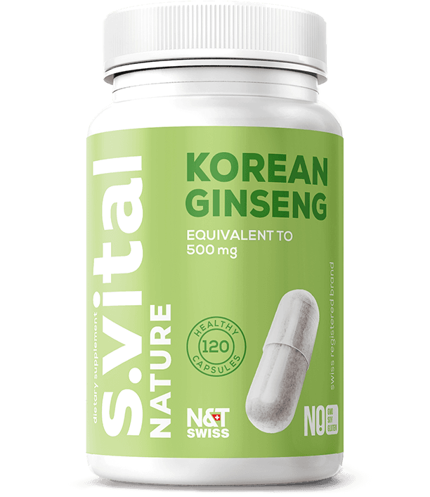 Korean Ginseng (equivalent to 500 mg Ginseng) — N&T Swiss product photo