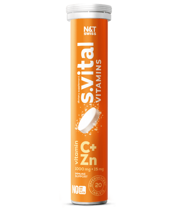Vitamin C 1000 mg + Zinc 15 mg — N&T Swiss product photo