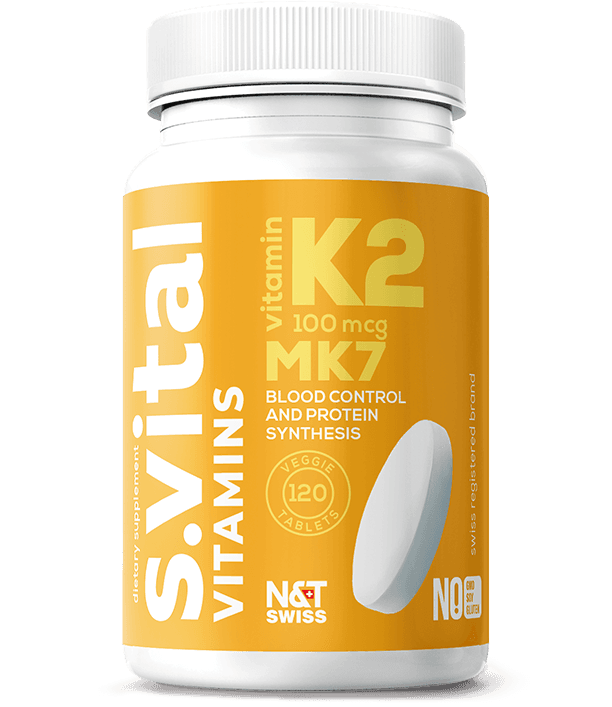 Vitamin K2 (MK7) 100 mcg — N&T Swiss product photo