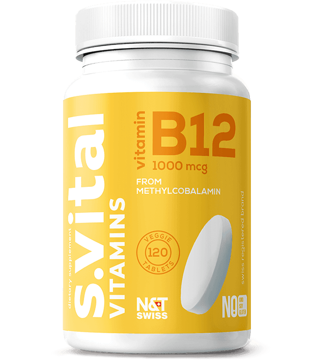 Vitamin B12 1000 mcg (from Methylcobalamin) — N&T Swiss product photo